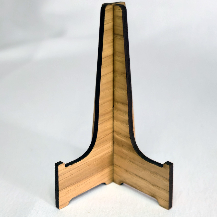 Hartjes tegel houten standaardje