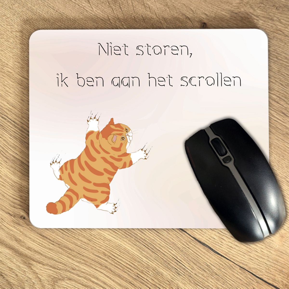 muismat met eigen ontwerp of tekst