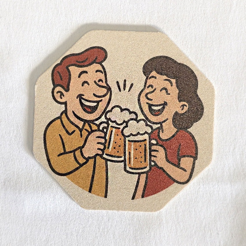 bierviltje achthoek