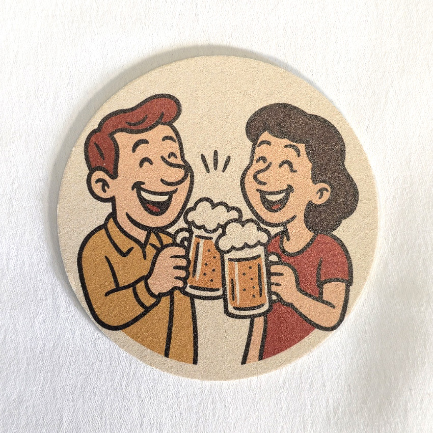 bierviltje rond