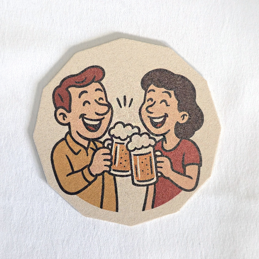 bierviltje twaalfhoek