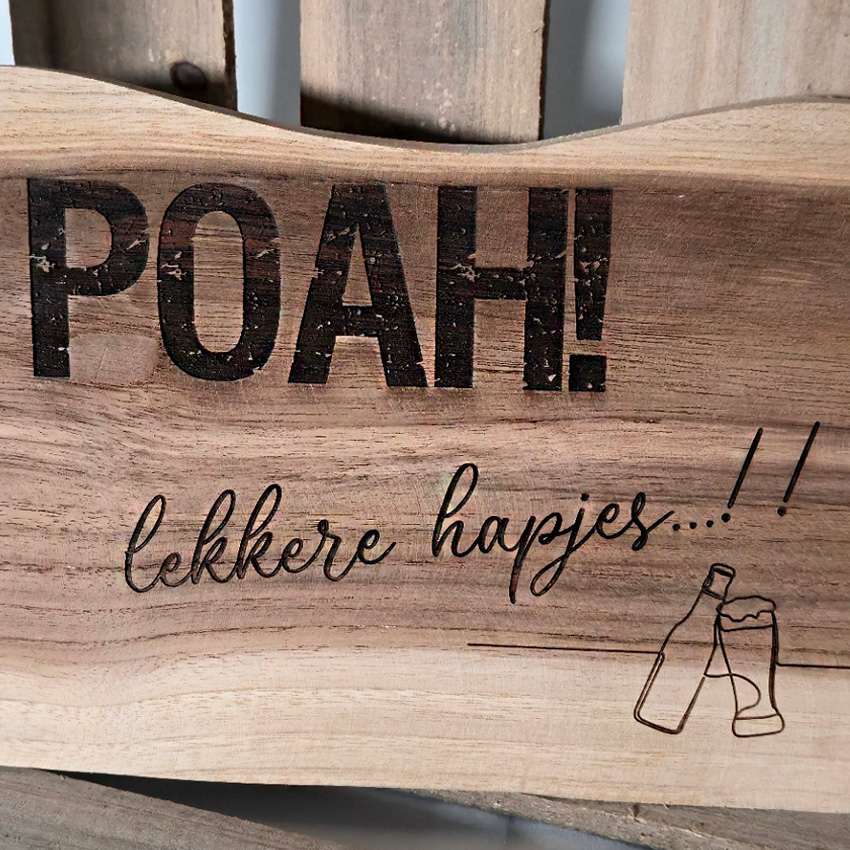 Poah lekkere hapjes borrelplank close up