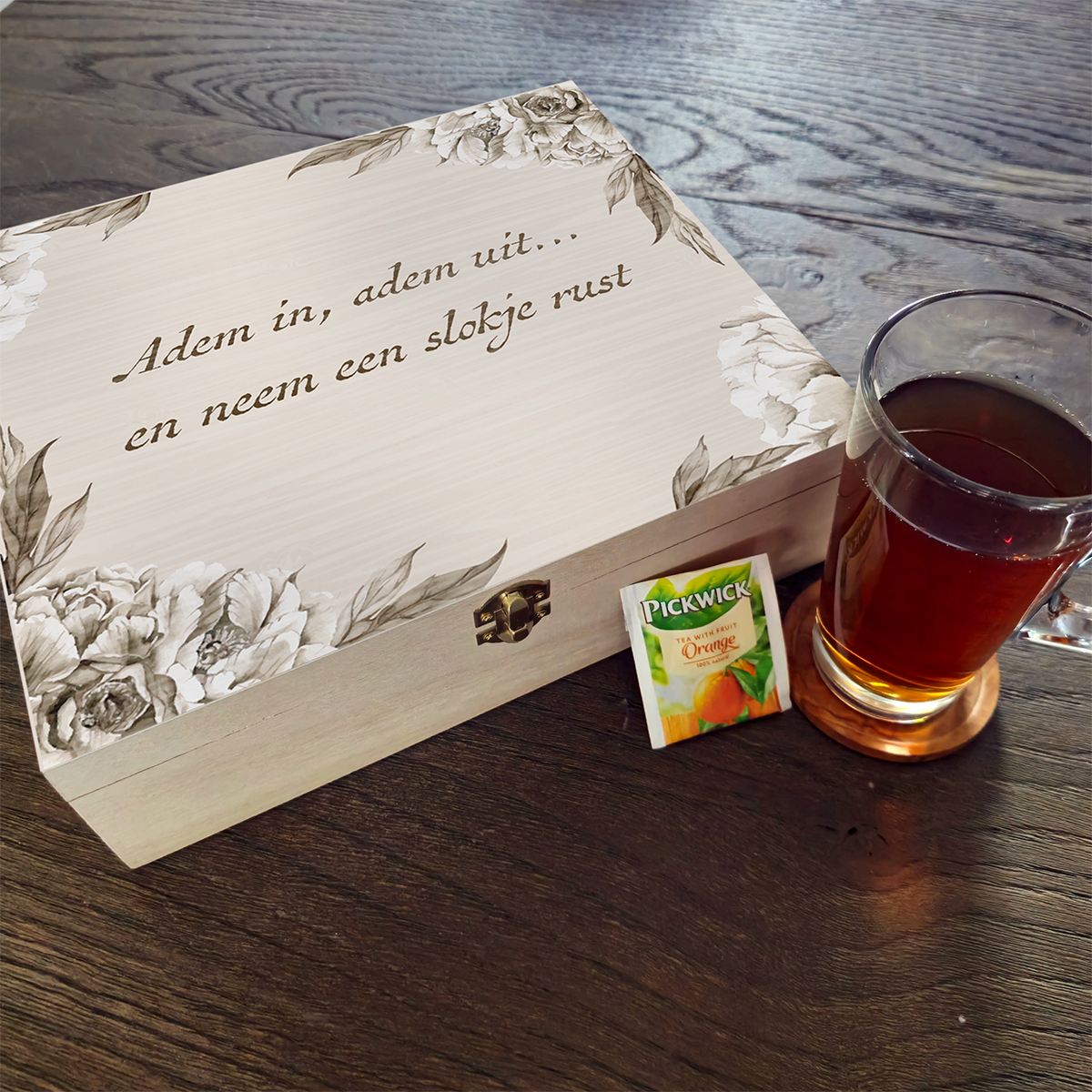 Theedoos Adem in adem uit 12 vakken