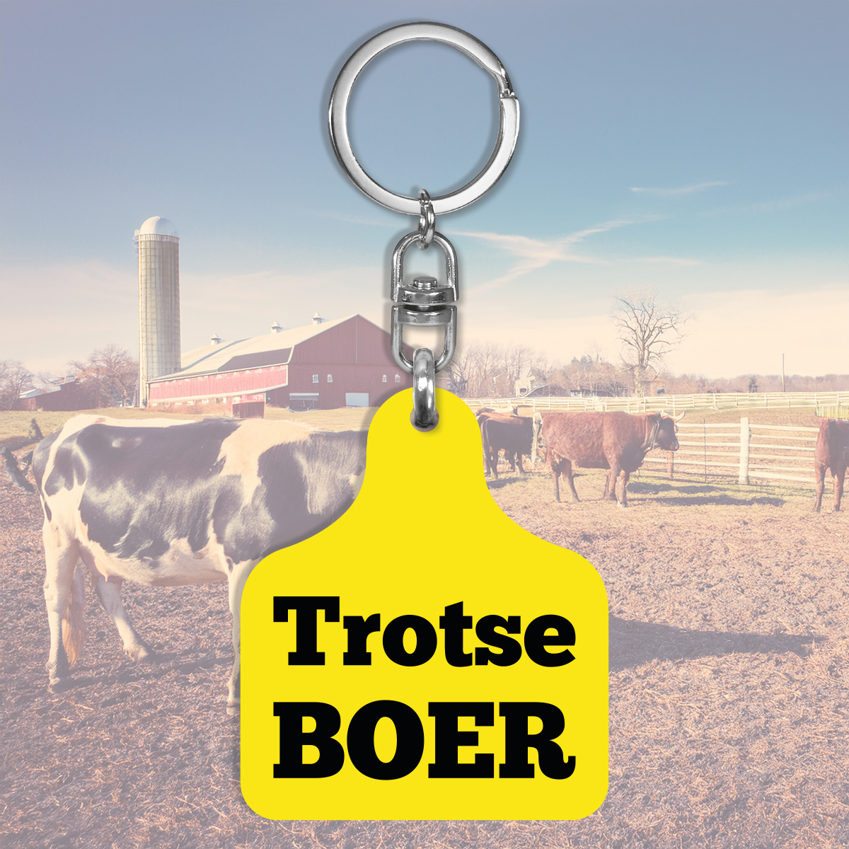 sleutelhanger oormerk trotse BOER