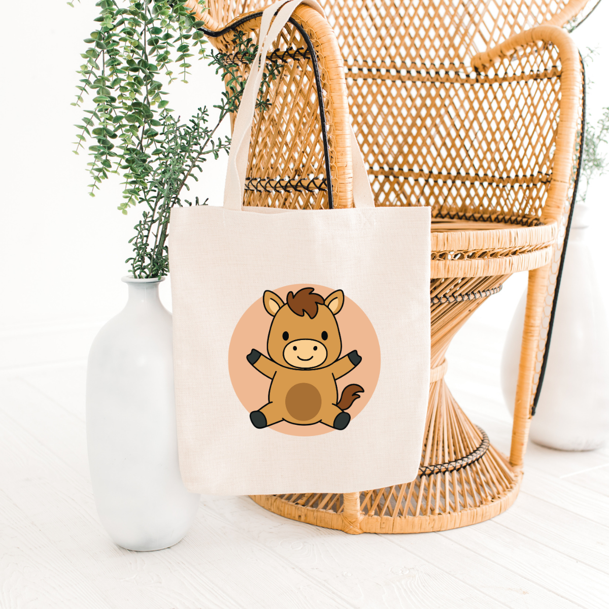canvas tas pony