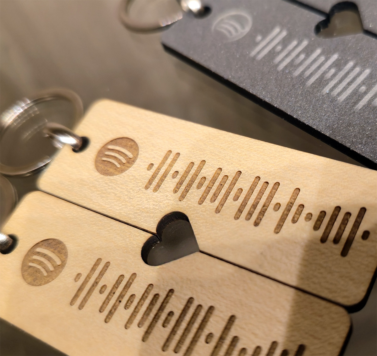 Spotify code - sleutelhanger - set van 2 sleutelhangers - Afbeelding 3