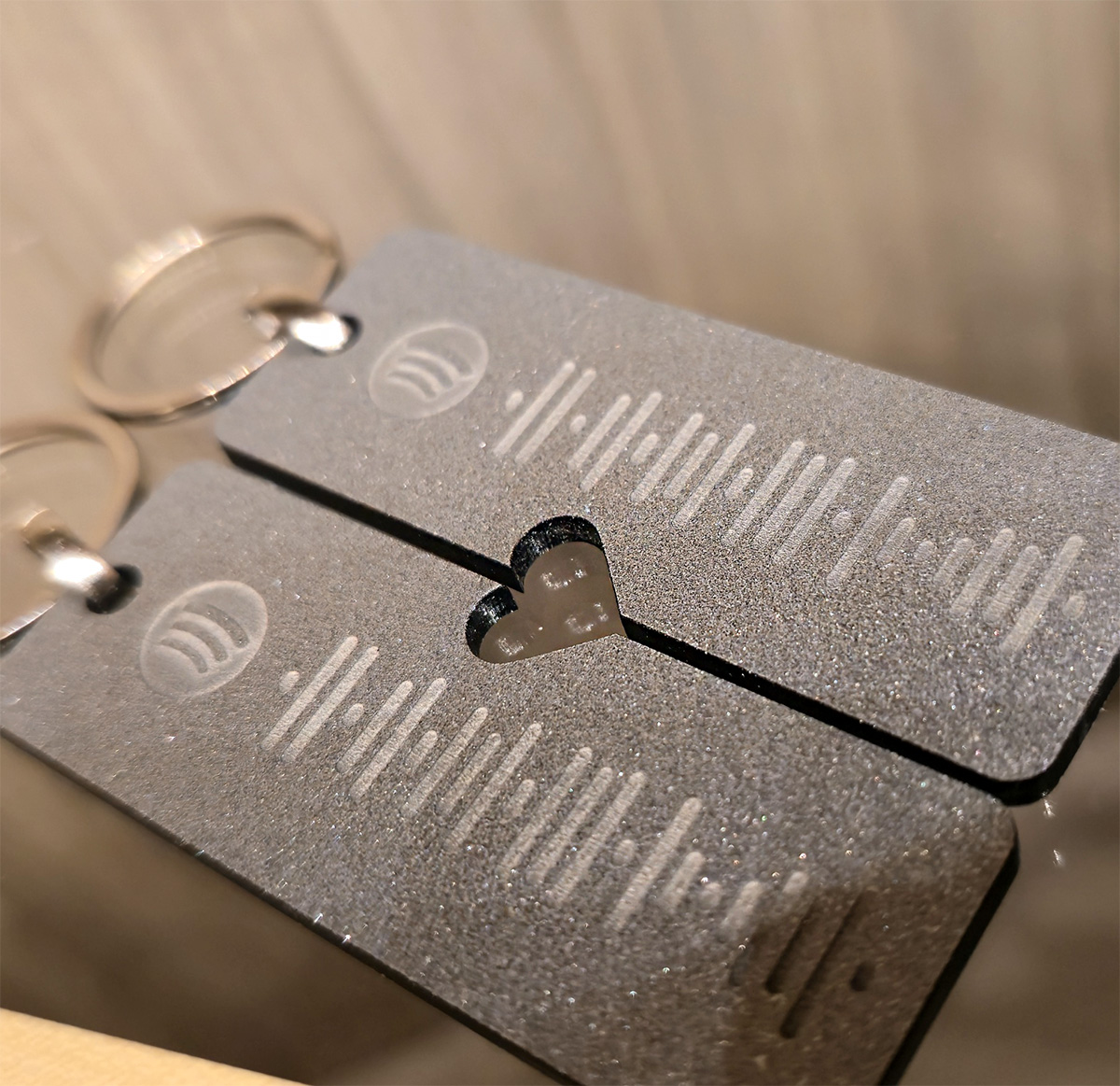 Spotify code - sleutelhanger - set van 2 sleutelhangers - Afbeelding 2