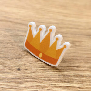koningsdag pin met vlindersluiting