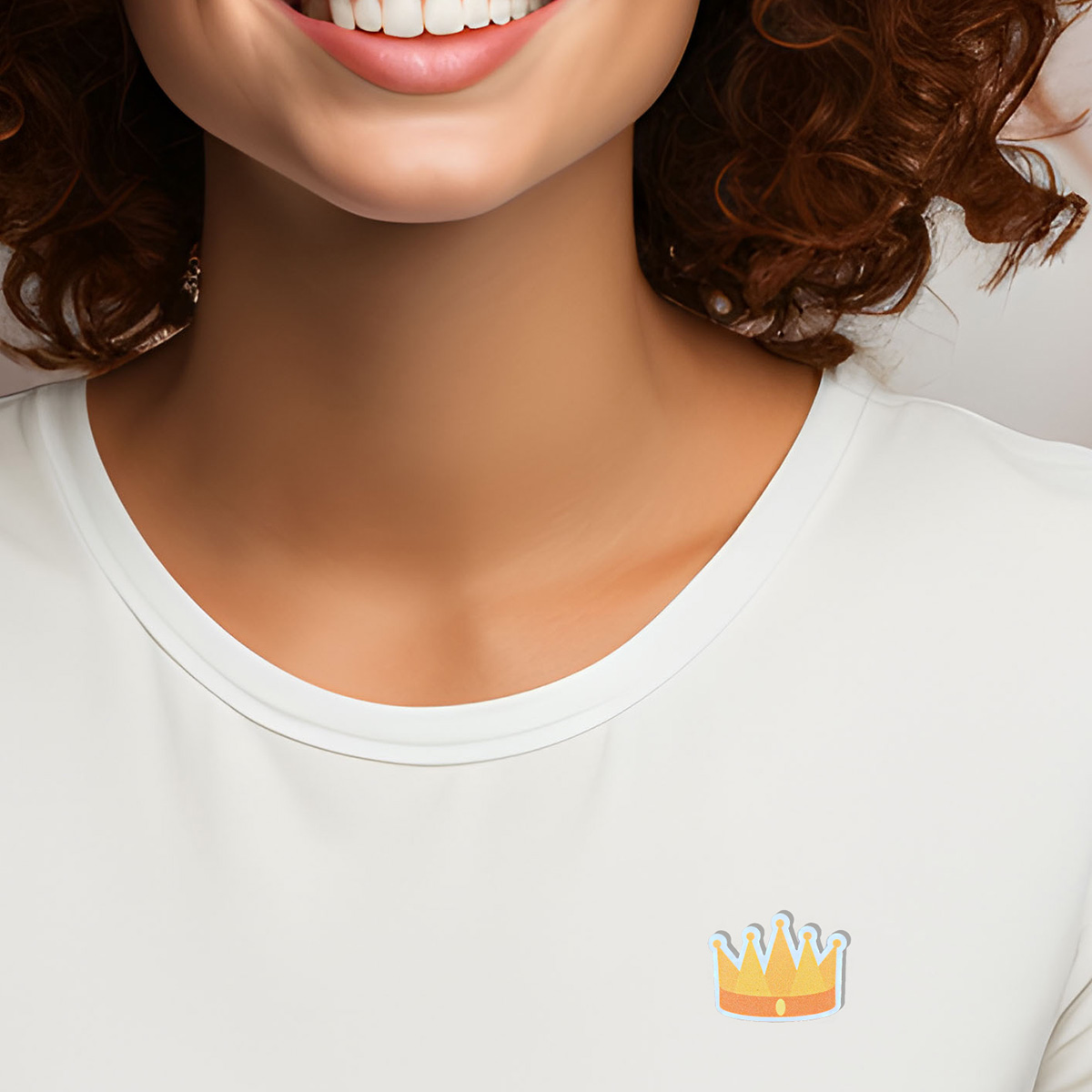 koningsdag pin op t-shirt