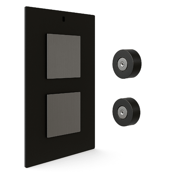Blind ophangsysteem - Magnetisch - set van 2 - Afbeelding 2