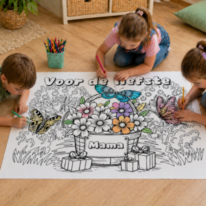 XXL Kleurplaat moederdag