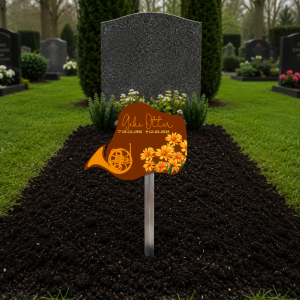 tijdelijke grafmarkeerder met eigen tekst of ontwerp