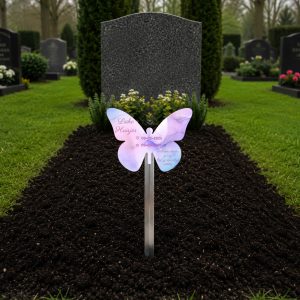 tijdelijke grafmarkeerder met eigen tekst of ontwerp