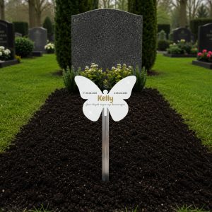 tijdelijke grafmarkeerder met eigen tekst of ontwerp