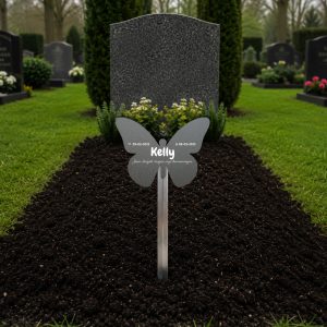 tijdelijke grafmarkeerder met eigen tekst of ontwerp
