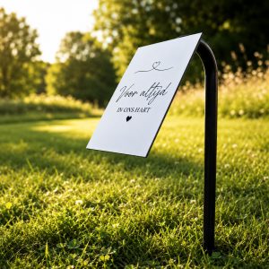 luxe aluminium standaard display