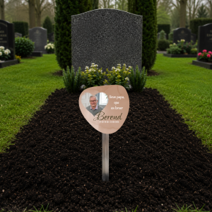 tijdelijke grafmarkeerder met eigen tekst of ontwerp