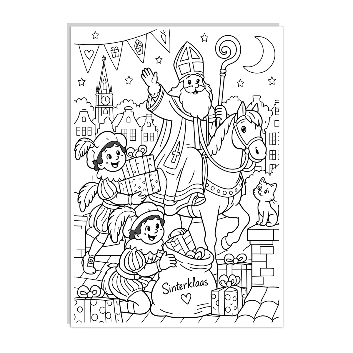 XXL_kleurplaat_sinterklaas