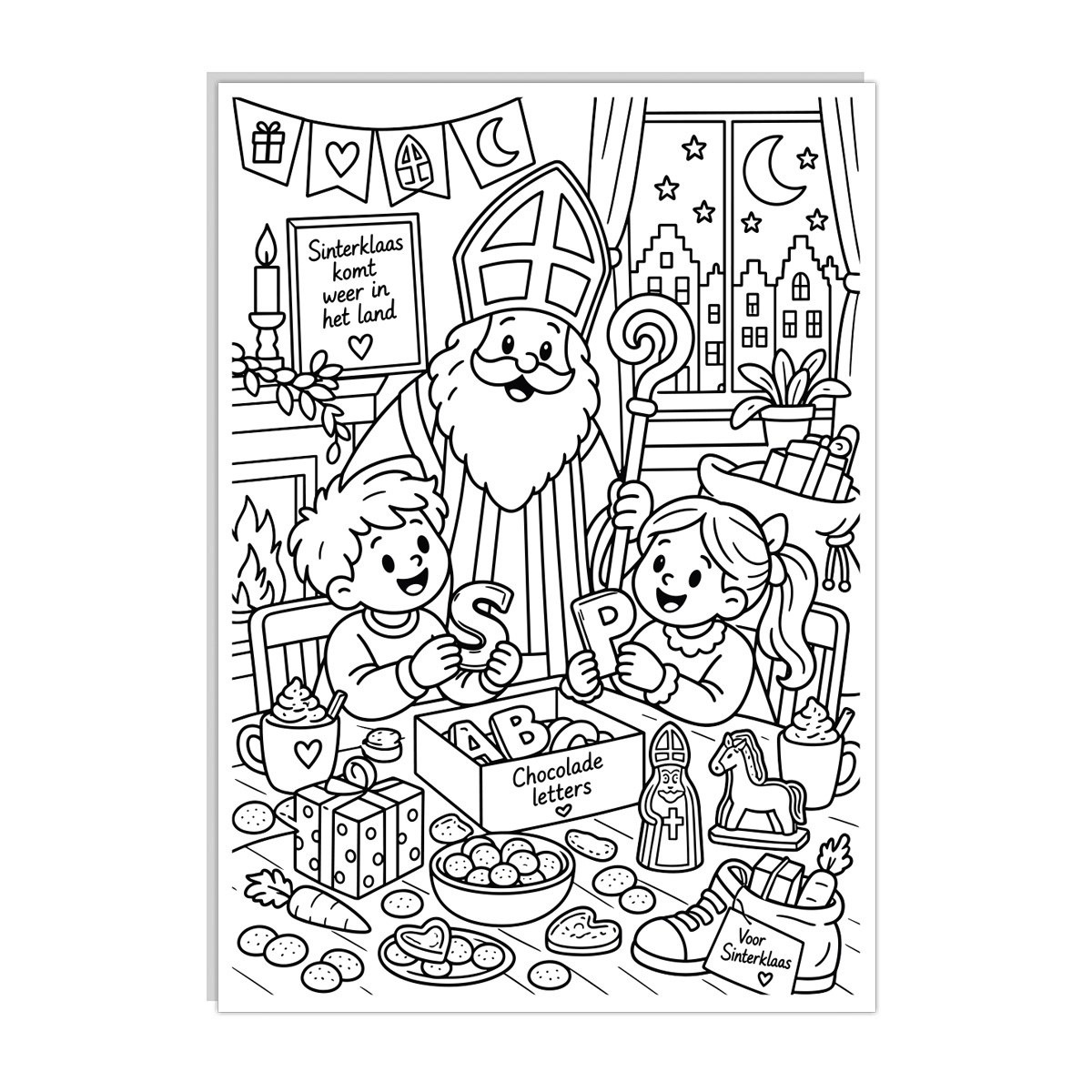 XXL_kleurplaat_sinterklaas