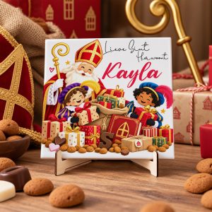sinterklaas tegeltjes met eigen tekst aanpasbaar